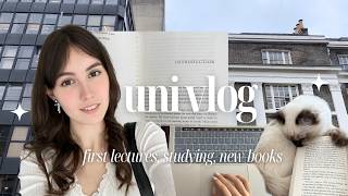 uni vlog  life of a literature student writing my book amp rainy days in London [upl. by Yellas]