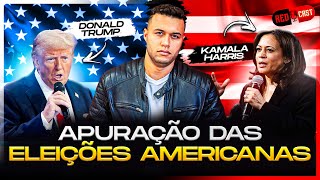 APURAÇÃO DAS ELEIÇÕES AMERICANAS  ESPECIAL REDCAST [upl. by Aerdnwahs]