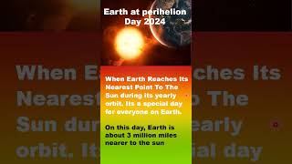 What is Perihelion  Earths Perihelion Perihelion Day  Earths Perihelion 2024 listenlearn [upl. by Koa]