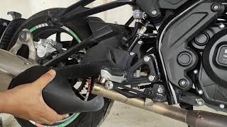 Benelli Leoncino 250 SE  No more SC Project  Install OEM muffler  Full System Sound [upl. by Joh]