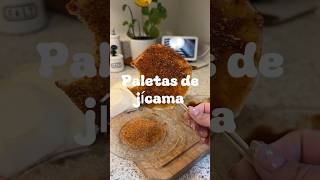 Paletas de jícama 🤤 snacks recipes healthysnacks foodie comida [upl. by Colbert]