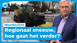 Weerbericht lokaal glad door winterse buien woensdag meer sneeuw [upl. by Rennat21]