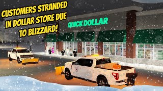 Greenville Wisc Roblox l Snow Storm TORNADO Blizzard TRAPS Customers Roleplay [upl. by Rachele178]