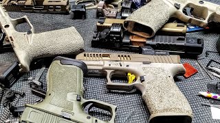 How to Stipple PSA Dagger gen 3 Glock Clone Springfield Armory Echelon [upl. by Mirth909]