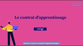 Les contrats dalternance  Le contrat dapprentissage [upl. by Coreen]