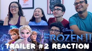 FROZEN 2  OFFICIAL TRAILER 2  REACTION amp REVIEW  the MAJELIV Family [upl. by Mclaughlin]