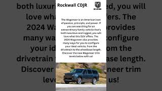 2024 Jeep Wagoneer Trim Levels amp Prices  Rockwall Chrysler Dodge Jeep RAM shorts [upl. by Ahsimal]