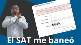 ¿POR QUÉ MI CONTRASEÑA DEL SAT NO FUNCIONA [upl. by Salbu]