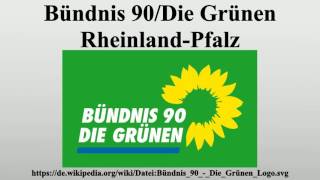 Bündnis 90Die Grünen RheinlandPfalz [upl. by Stricklan96]