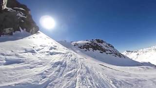 360° フレンチアルプス 絶景オフピステ スノーボード Orelle Val Thorens フランス [upl. by Ariamoy]