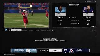 CFB PlayoffsChickfilA Peach Bowl 6 North Carolina vs 3 Arizona [upl. by Perlman]