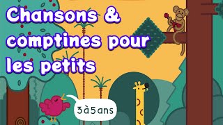 45min de chansons amp comptines pour les petits et les enfants 3 à 5 ans [upl. by Adnohsek]