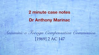 Anisminic v Foreign Compensation Commission Errors of law [upl. by Morrell]