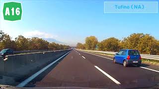 Driving from Avellino to Napoli Italy [upl. by Luann560]