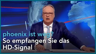 phoenix ist weg So empfangen Sie das HDSignal [upl. by Chemush]