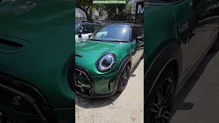 Mini Cooper 3 Door Hatch in British Racing Green Color  Mini Cooper S carspotting minicoopers [upl. by Vevina]