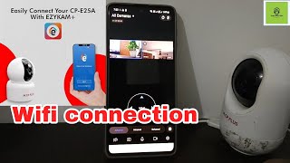 CP PLUS wifi camera mobile connection CP plus camera Ezykam  cpplus ezycam [upl. by Elreath]