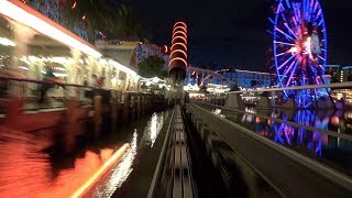 Incredicoaster 4K OnRide Night Disney California Adventure [upl. by Samuele]