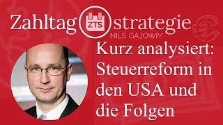 Kurz analysiert Steuerreform in den USA und die Folgen [upl. by Arundel]