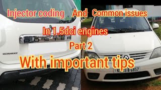 Injector Codingamp 15dci engine common problemswith useful tips for Duster verito capture etc part 2 [upl. by Misab547]