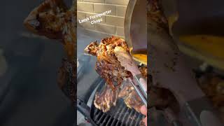 Lamb Forequarter Chops on the Weber Q [upl. by Hamil]