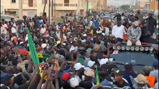 🔴En Direct Forte Mobilisation Le 10 Ousmane Sonko A Mbacké Stade Iba Gueye De Mbacké [upl. by Oihsoy]