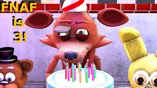 FNAF SFM Five Nights at Freddys Baby Foxy Sings Happy Birthday to Fnaf [upl. by Zoi]