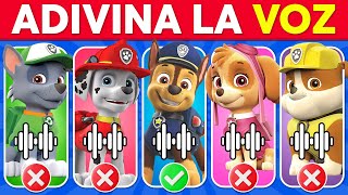 Adivina El Personaje De PAW PATROL😀❤️Chase👮Rubble💛Marshall🚒Skye🌸Adivina La Voz😍🎶Patrulla Canina❤️ [upl. by Ahsain]