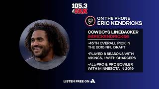 Eric Kendricks on 1053 The Fan 103124  Dallas Cowboys 2024 [upl. by Nahor]