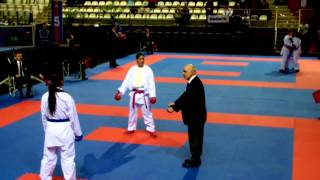 Fanny Clavien  Karate1 Premier League Almere ND 2014 [upl. by Aw244]