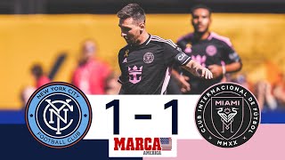 A last minute draw  NYC FC 11 Inter Miami  Goals and Highlights  MLS [upl. by Aisnetroh]