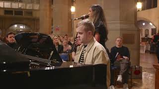 Louis Moorhouse and Sirine Jahangir  River Solving Kids Cancer UK Christmas Carol Concert 2023 [upl. by Vonnie]