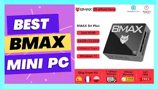 BMAX B4 Plus Mini PC Windows 11 PC Intel N100 16GB DDR4 512GB SSD 2HDMI 1TypeC Supports 4K60Hz [upl. by Emoraj]