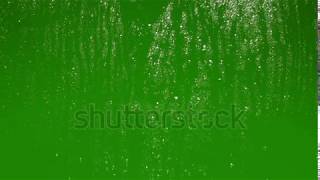 Footage  Rain drops on glass Green screen backround Chroma key [upl. by Anelah91]