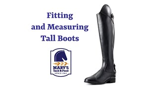 Tips On Fitting And Measuring Tall Boots [upl. by Maccarone]