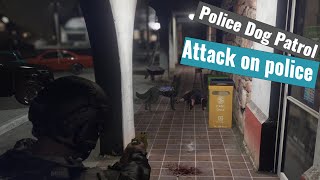 UK Dog Unit Manhunt Armed Suspect Confronts Police 🇬🇧  LSPDFR British Patrol [upl. by Atikehs585]