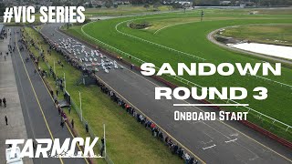 Sandown 7hr 2024 Round 3  Onboard TARMCK Start [upl. by Roel]