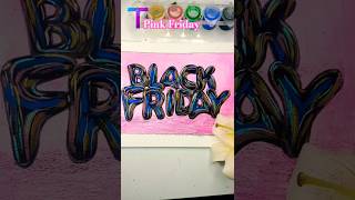 Black Friday 🛍️ blackpink art shortsfeed shorts youtubeshorts blackfriday painting drawing [upl. by Alekehs401]