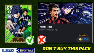 Watch This Before Buy YOICHI ISAGI Pack eFootball 2024 Mobile 🔥  1500 Coins For 1 Player  🤔 [upl. by Malchus805]