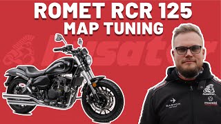 Tuning Romet RCR 125 Map Tuning na pojemność 125cc Ile ma koni i jak jezdzi [upl. by Bonnibelle166]