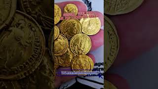 Monnaies or romaines les solidus aureus triens [upl. by Atinad]