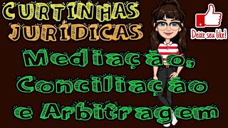 MEDIAÇÃO CONCILIAÇÃO E ARBITRAGEM  Meios extrajudiciais para solução de conflitos [upl. by Anael810]