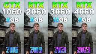 GTX 1060 vs RTX 2060 vs RTX 3060 vs RTX 4060  Test in New Games 2024 [upl. by Beare470]