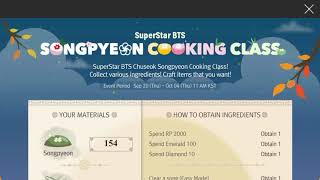 SUPERSTAR BTS Chuseok Songpyeon Cooking Class CLEARED [upl. by Mcgee]