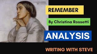 Remember by Christina Rossetti  poem analysis [upl. by Kimmel687]