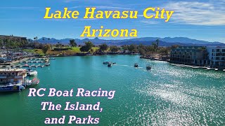 MORE FUN AT LAKE HAVASU CITY ARIZONA  LAKE HAVASU  BRIDGEWATER CHANNEL  RC BOAT RACING [upl. by Ennaylime]