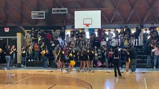 Jo Nelson Middle School PepRally VS Monte Alto 101923 [upl. by Anneyehc]