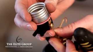 How To Rewire A Lamp  The Elite Group Property Inspections [upl. by Aggappora]