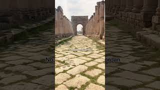 Ruins of the walled GrecoRoman settlement of Gerasa ancient romans history jordan travel [upl. by Chemaram]