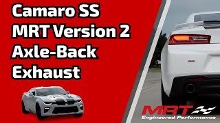 2016  2020 Camaro SS MRT Version 2 AxleBack Exhaust 91U841 [upl. by Siurad]